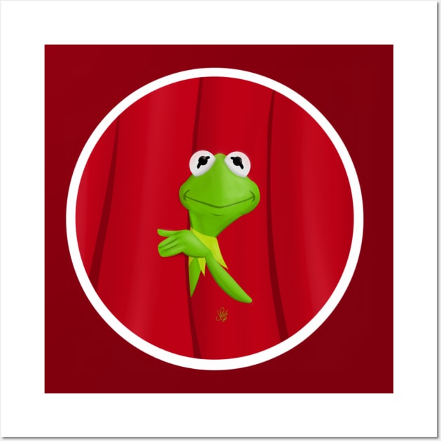 Showtime for Kermit Wall Art by UzzyWorks